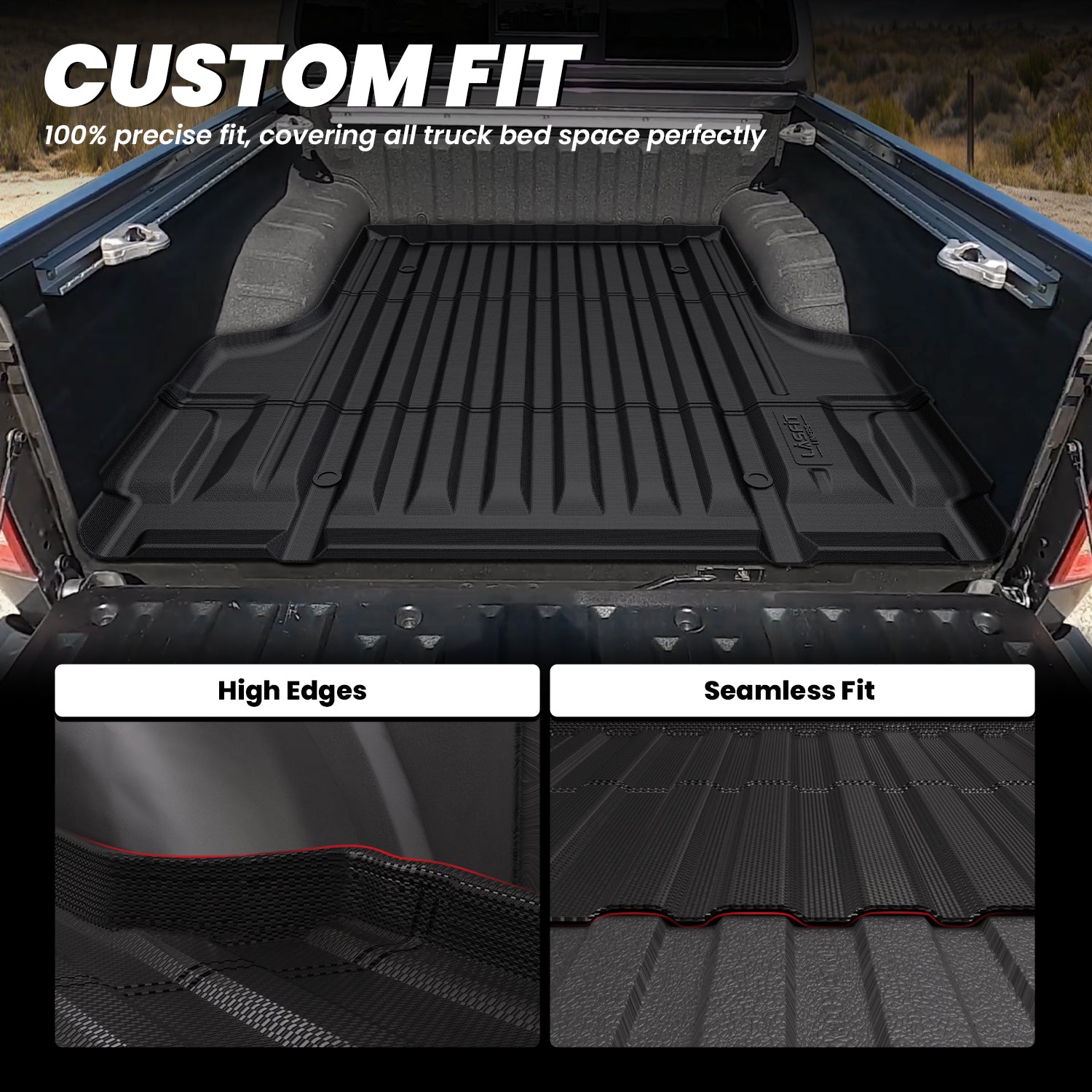 Fit for 2005-2021 Nissan Frontier 5FT Truck Bed Mat - Image 4