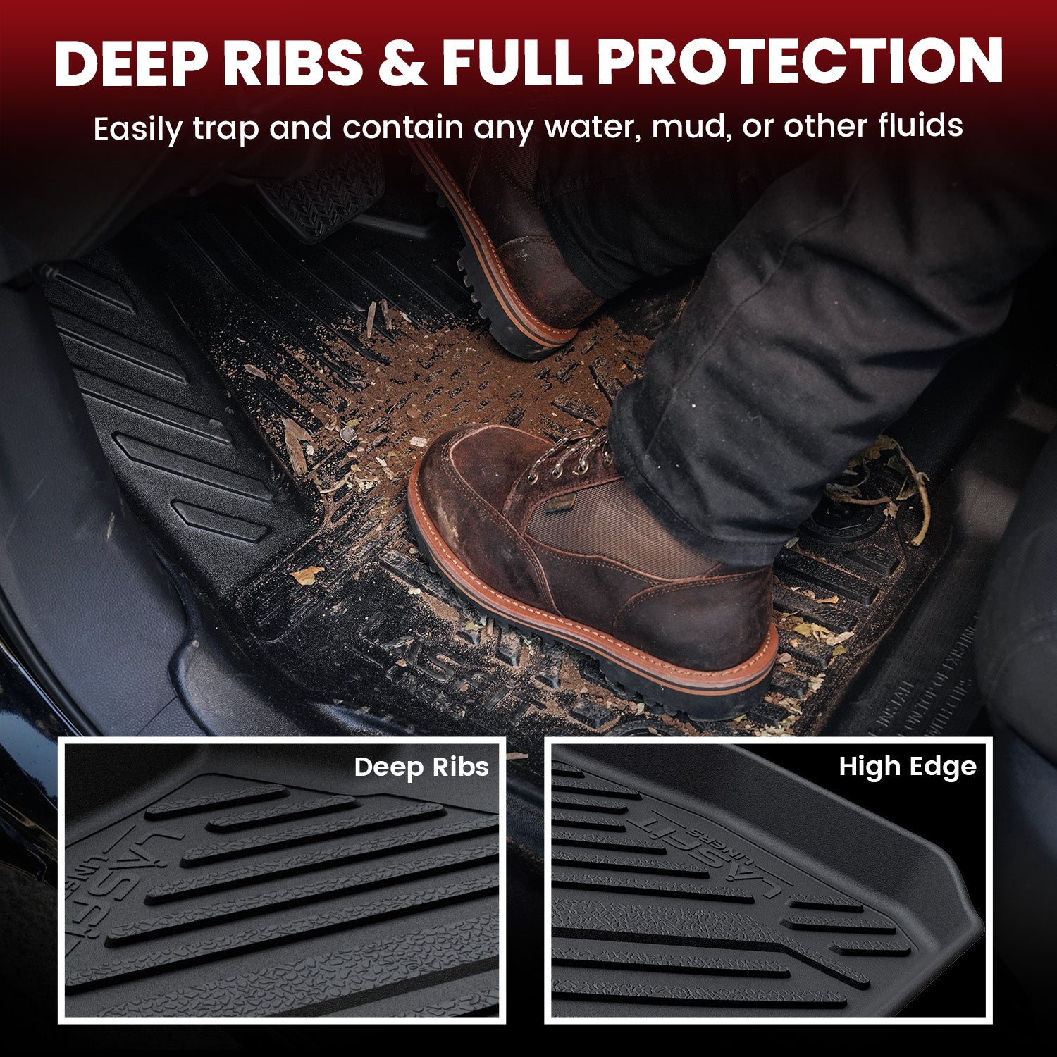 Fit for 2011-2018 Volkswagen Jetta Floor Mats or Cargo Mat, Not Fit Jetta SportWagen - Image 3