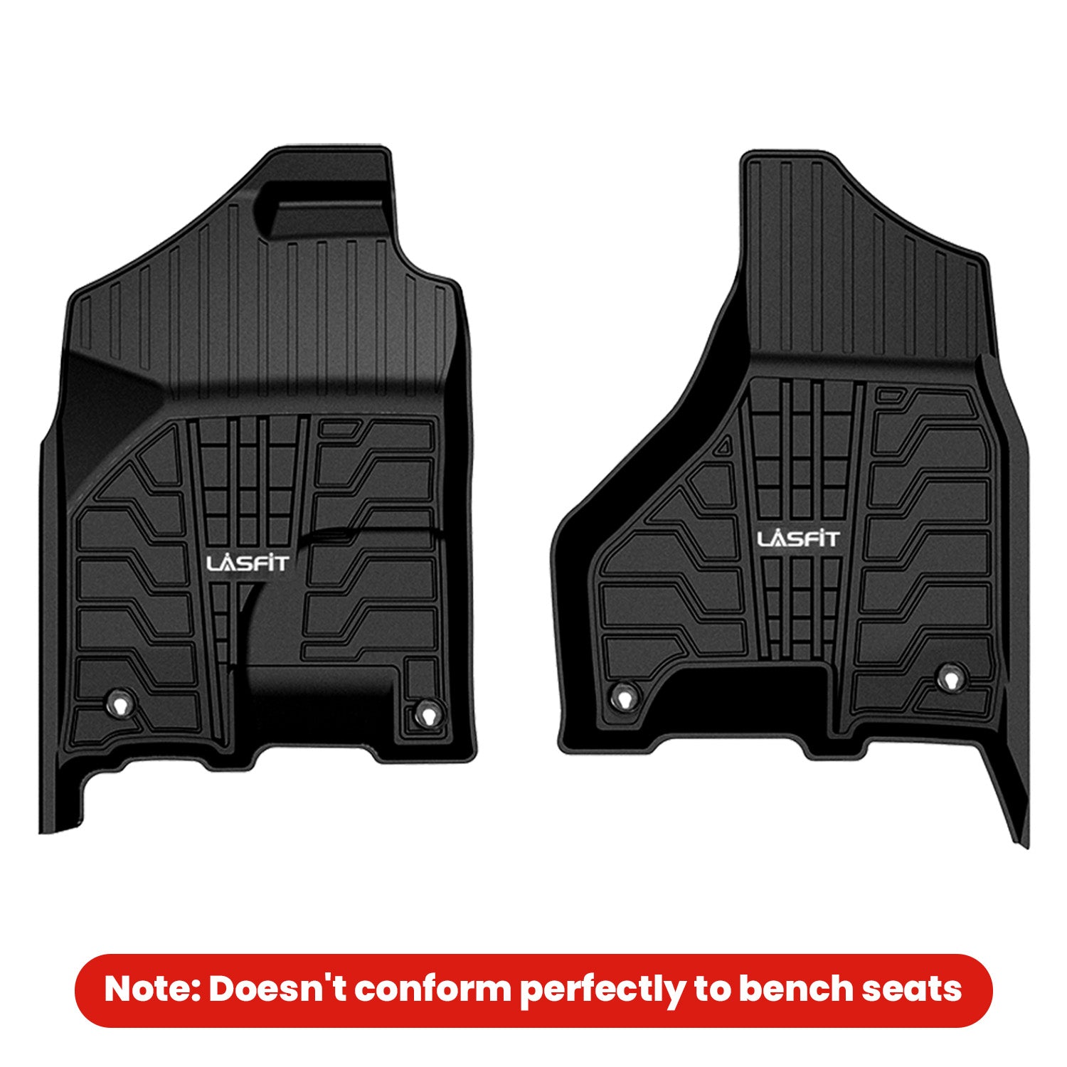 Fit for 2013-2018 Ram 1500 All-Weather 1st row Floor Mats, Fit Carpet Floor Only