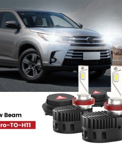 Fit for 2017-2019 Toyota Highlander Custom H11 LED Bulbs with Dust Cover | Pro-DC Series