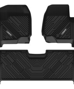 Fit for 2017-2026 Ford F-250 F-350 F-450 F-550 Crew Cab/ Super Cab Floor Mats, Only Fit Carpet Floor with Factory Storage