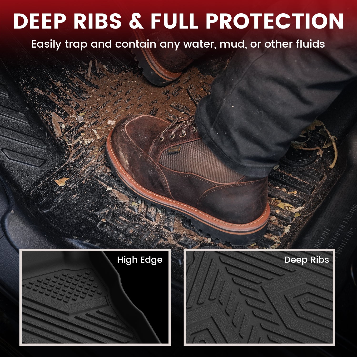 Fit for 2018-2024 Nissan Kicks and 2025 Nissan Kicks Play Floor Mats & Cargo Mat - Image 4