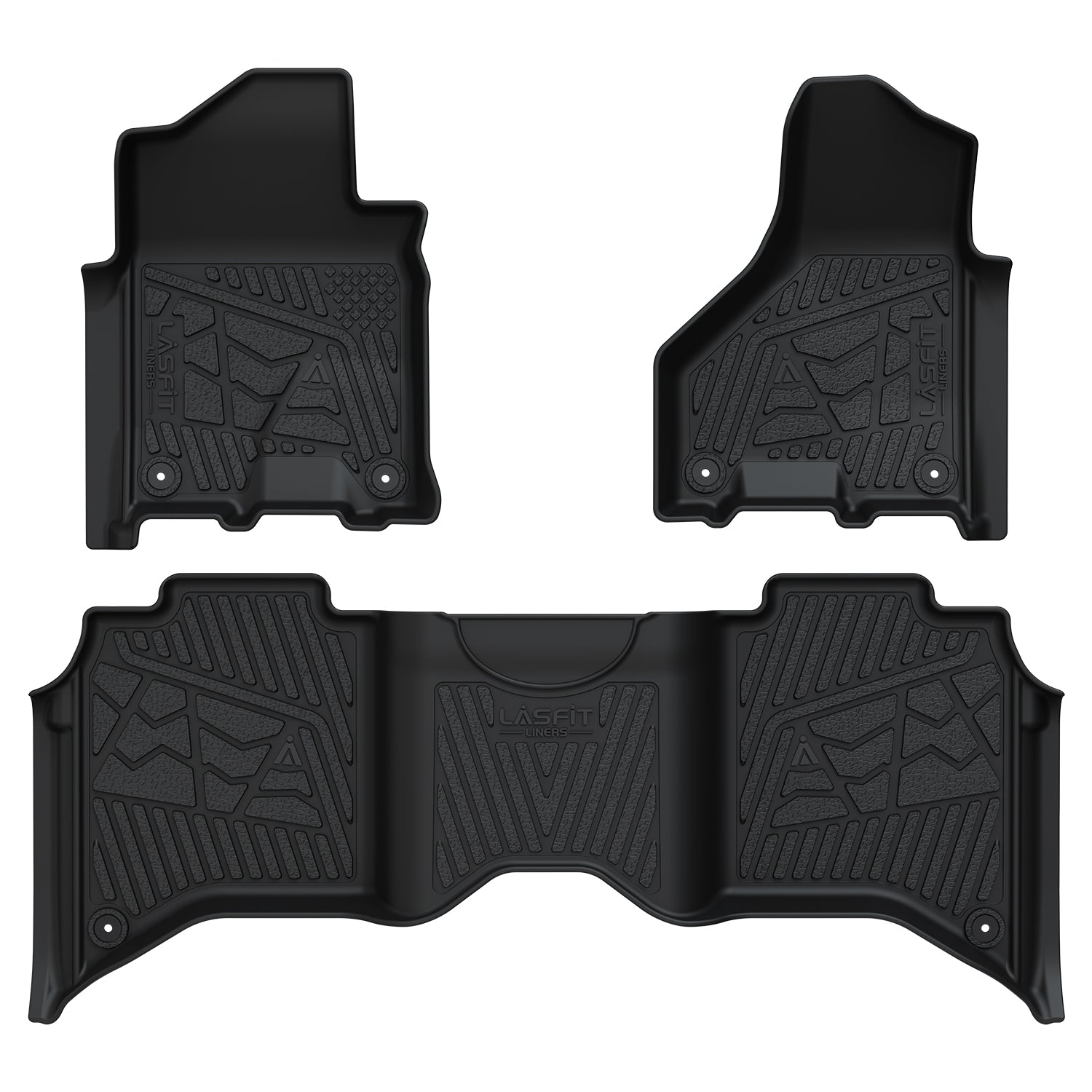 Fit for 2019-2026 Ram 2500 3500 Floor Mats, Fit Crew Cab Without Power Take-Off (PTO) KIT & Carpet Floor Only