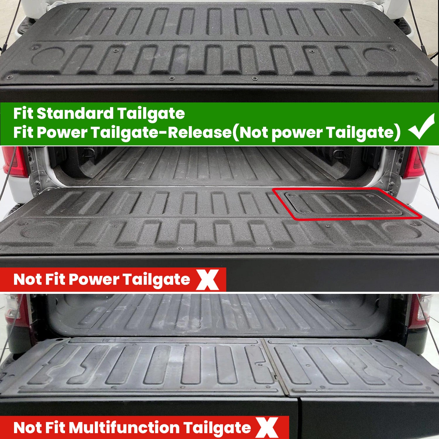 Fit for 2019-2026 Ram 1500 Truck Tailgate Mat - Image 2