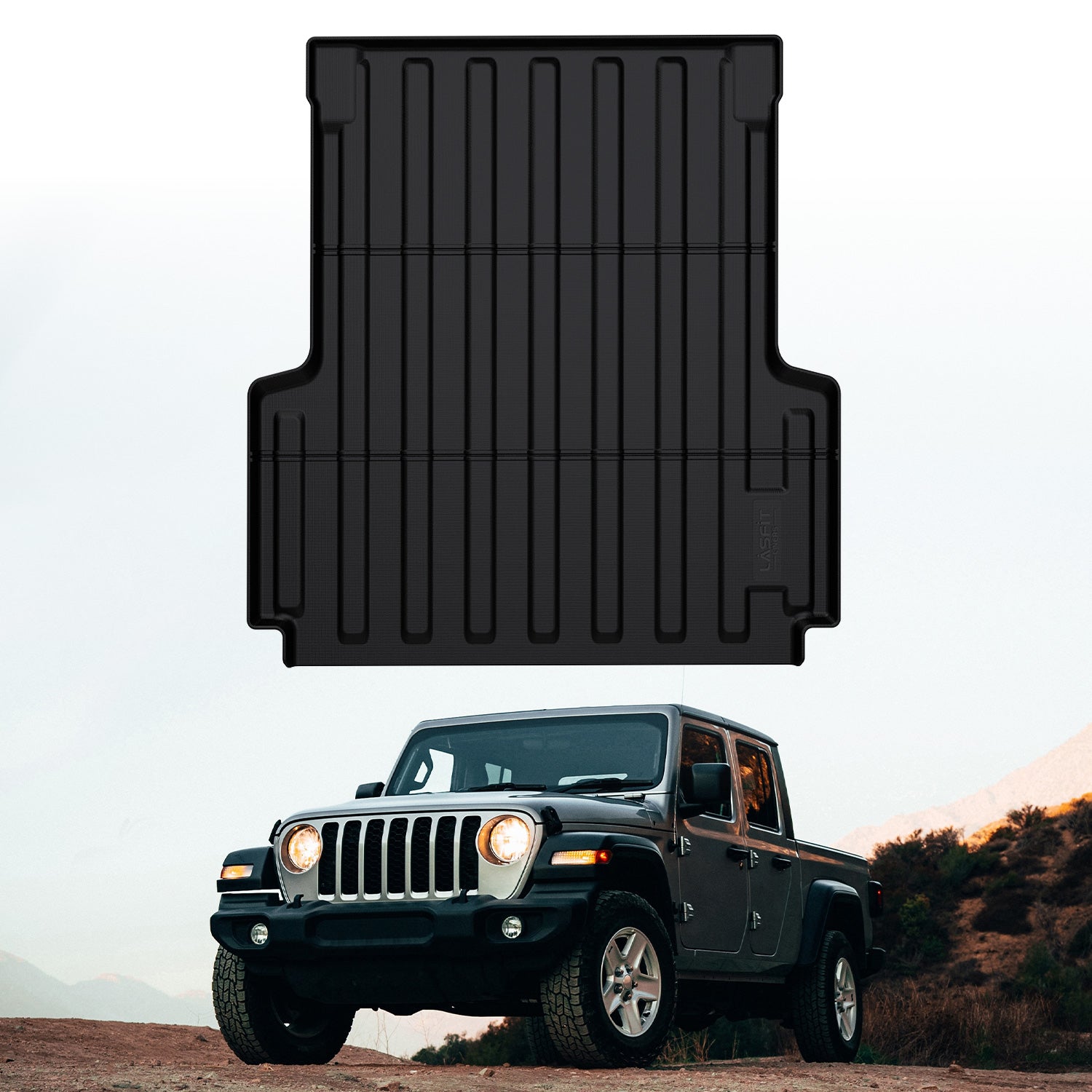 Fit for 2020-2026 Jeep Gladiator 5FT Truck Bed Mat or Tailgate Mat - Image 2