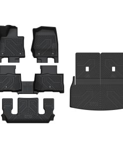 Fit for 2020-2026 Lincoln Aviator Floor Mats & Cargo & Seatback Mats, Fit 6 Seats Second Row without Center Console