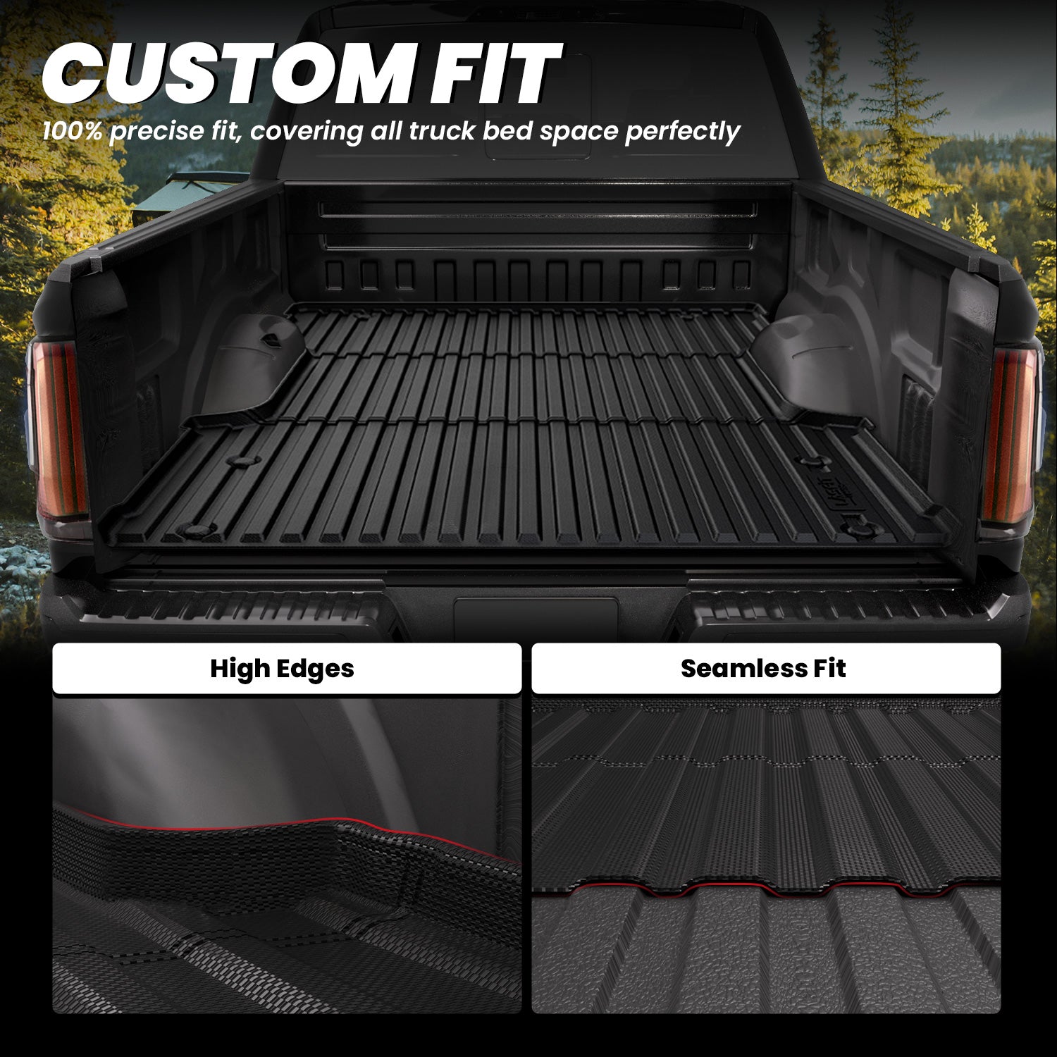 Fit for 2022-2026 Toyota Tundra Heavy Duty Custom Bed Mat or Tailgate Mat - Image 4