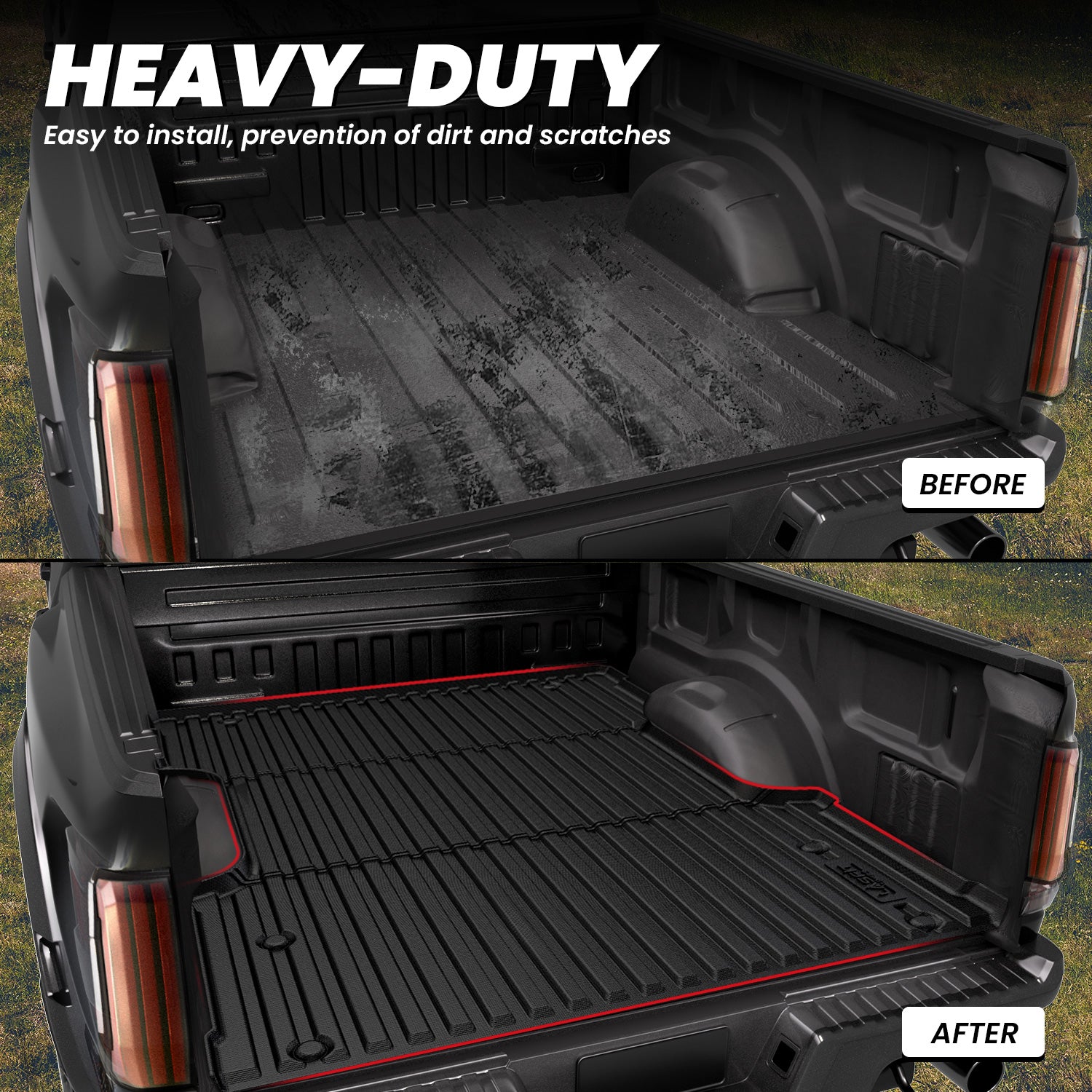 Fit for 2022-2026 Toyota Tundra Heavy Duty Custom Bed Mat or Tailgate Mat - Image 5