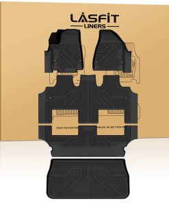 Fit for 2017-2026 Chrysler Pacifica 1st & 2nd & 3rd Row & Cargo Mats, Fit Hybrid Not Fit Gas, Not fit Sto-n-Go seating, Not Fit Pinnacle trim