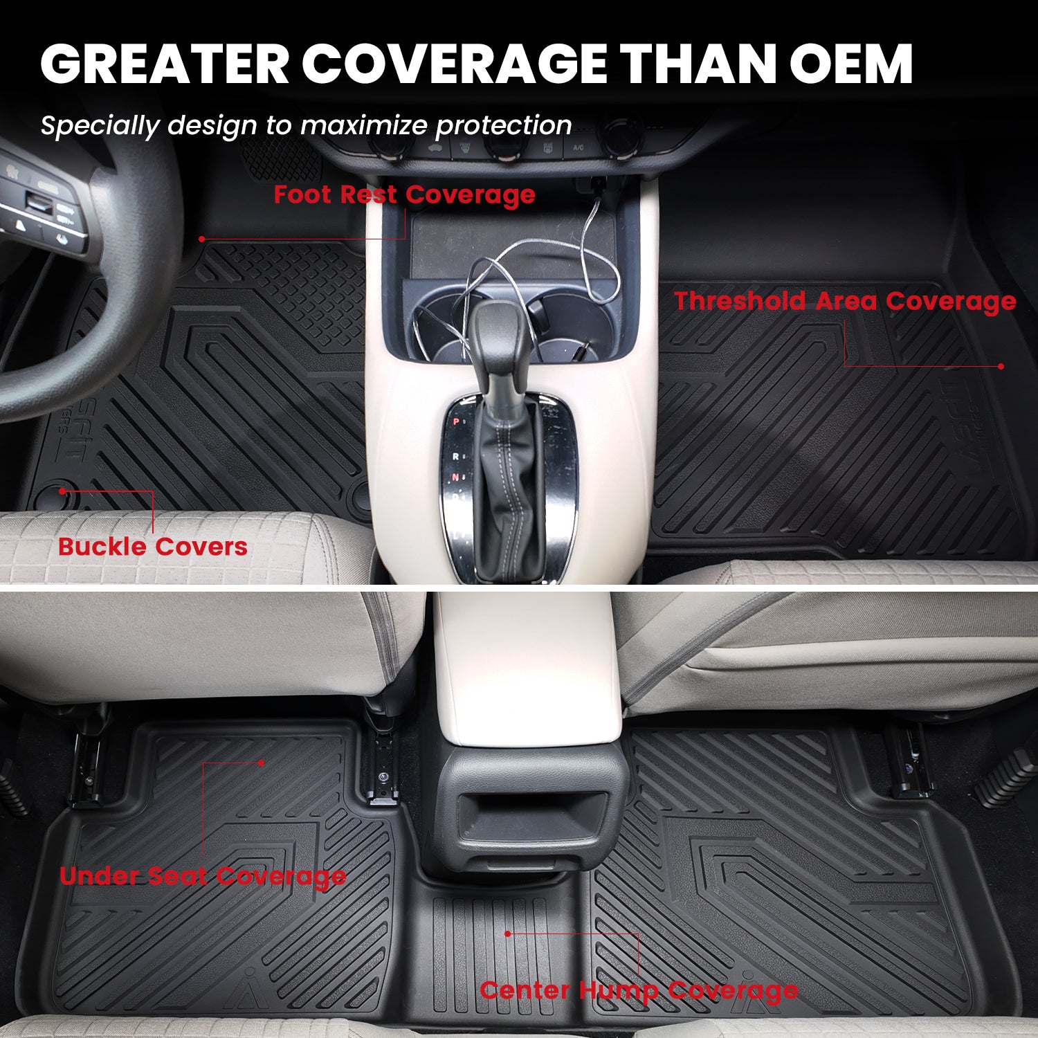 Fit for 2026 Hyundai Palisade Floor Mats or Seatback & Cargo Mat - Image 4