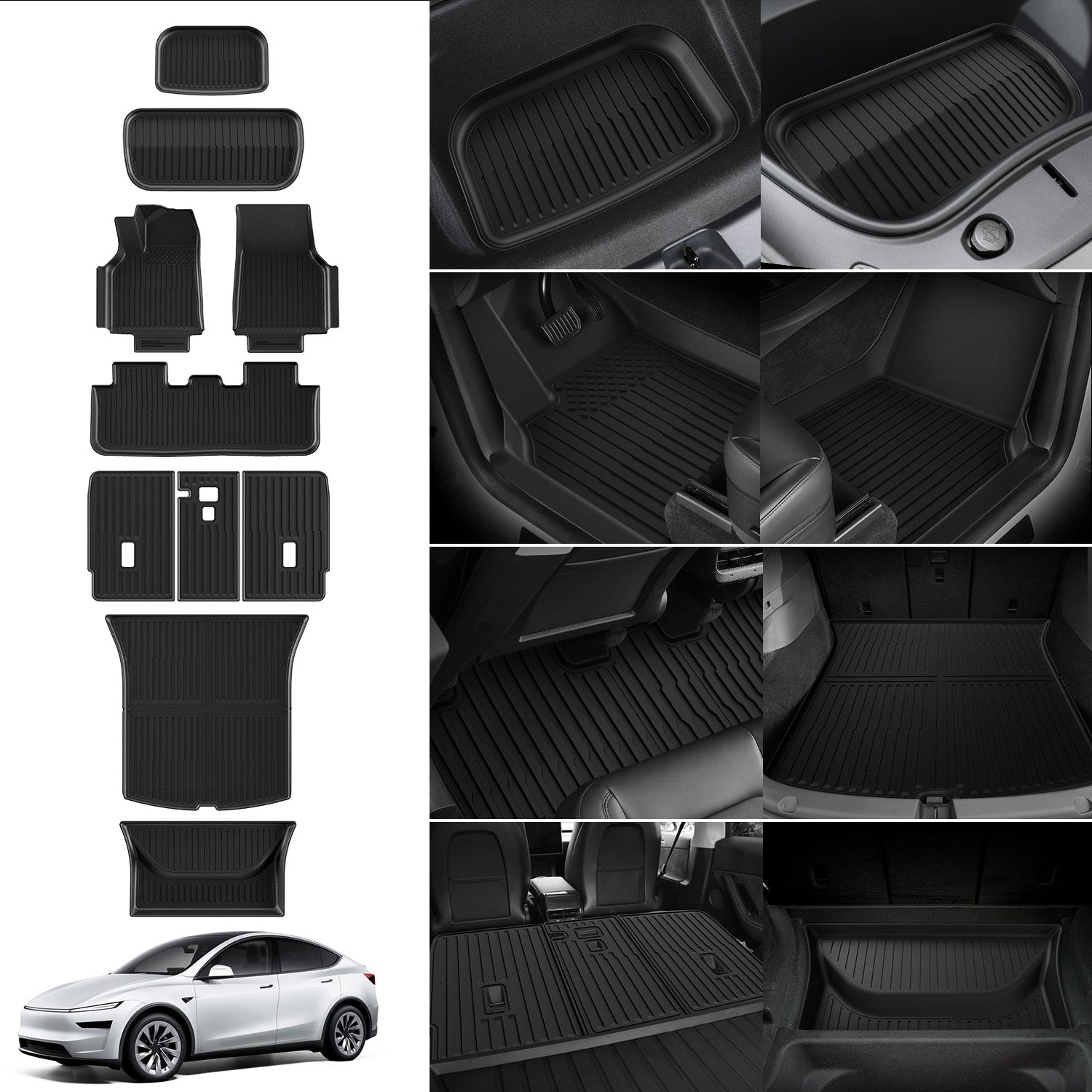 Fit for 2026 Tesla Model Y Floor Mats or Cargo or Frunk Liner or Trunk Well or Seatback Mats - Image 3