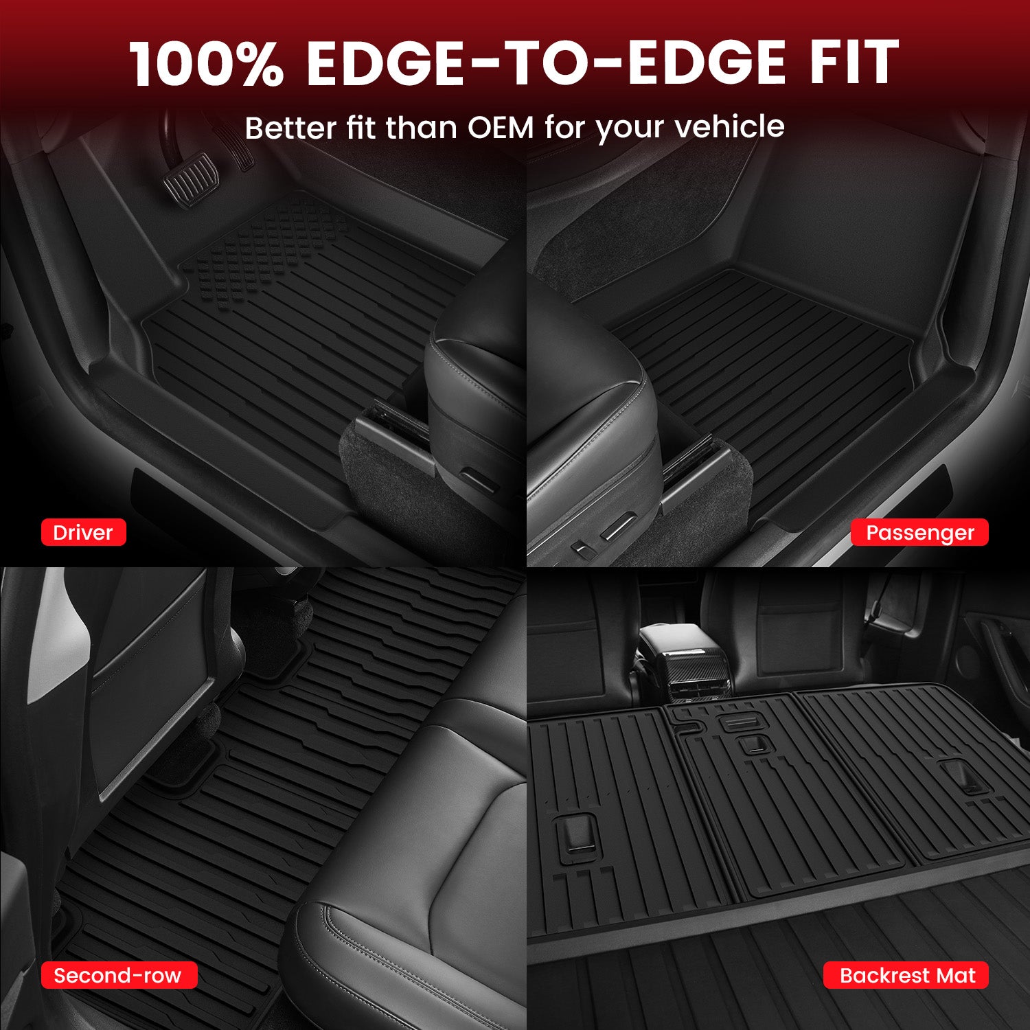 Fit for 2026 Tesla Model Y Floor Mats or Cargo or Frunk Liner or Trunk Well or Seatback Mats - Image 4