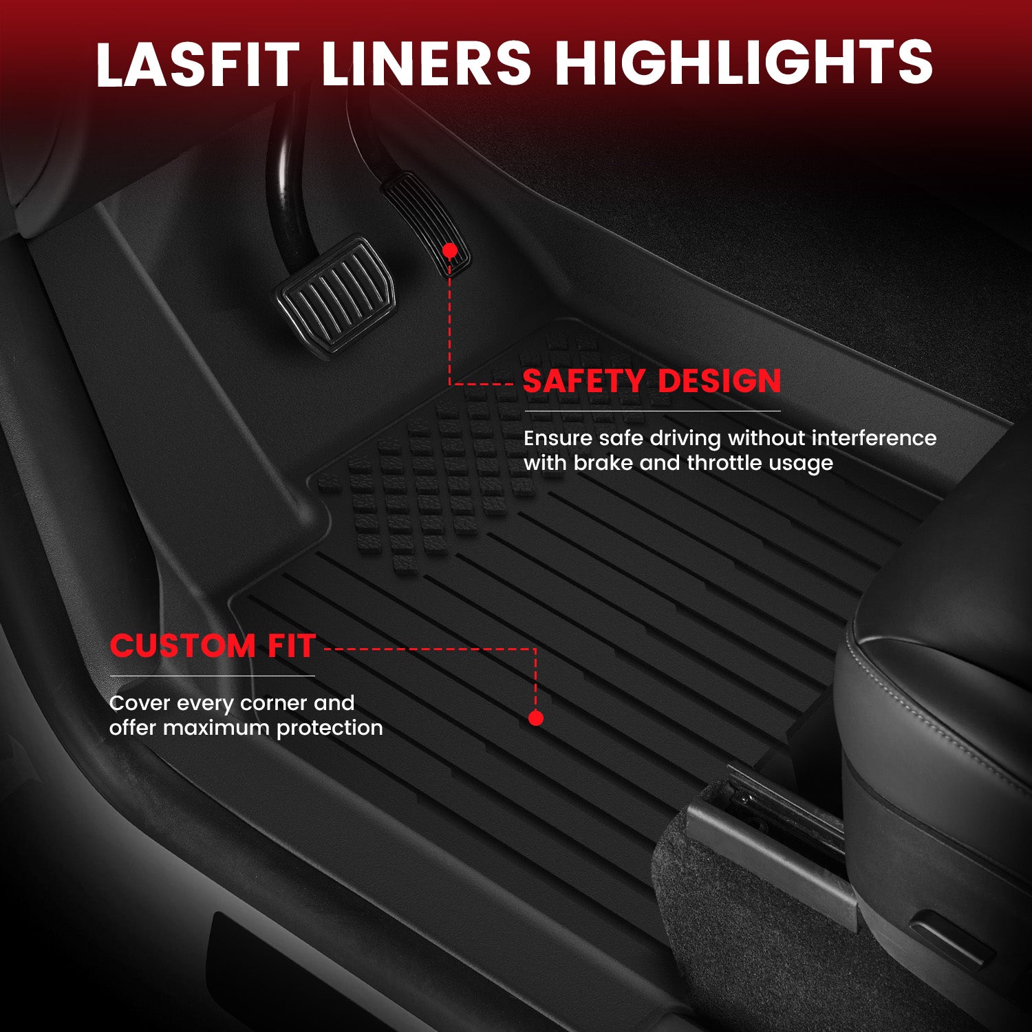 Fit for 2026 Tesla Model Y Floor Mats or Cargo or Frunk Liner or Trunk Well or Seatback Mats - Image 5