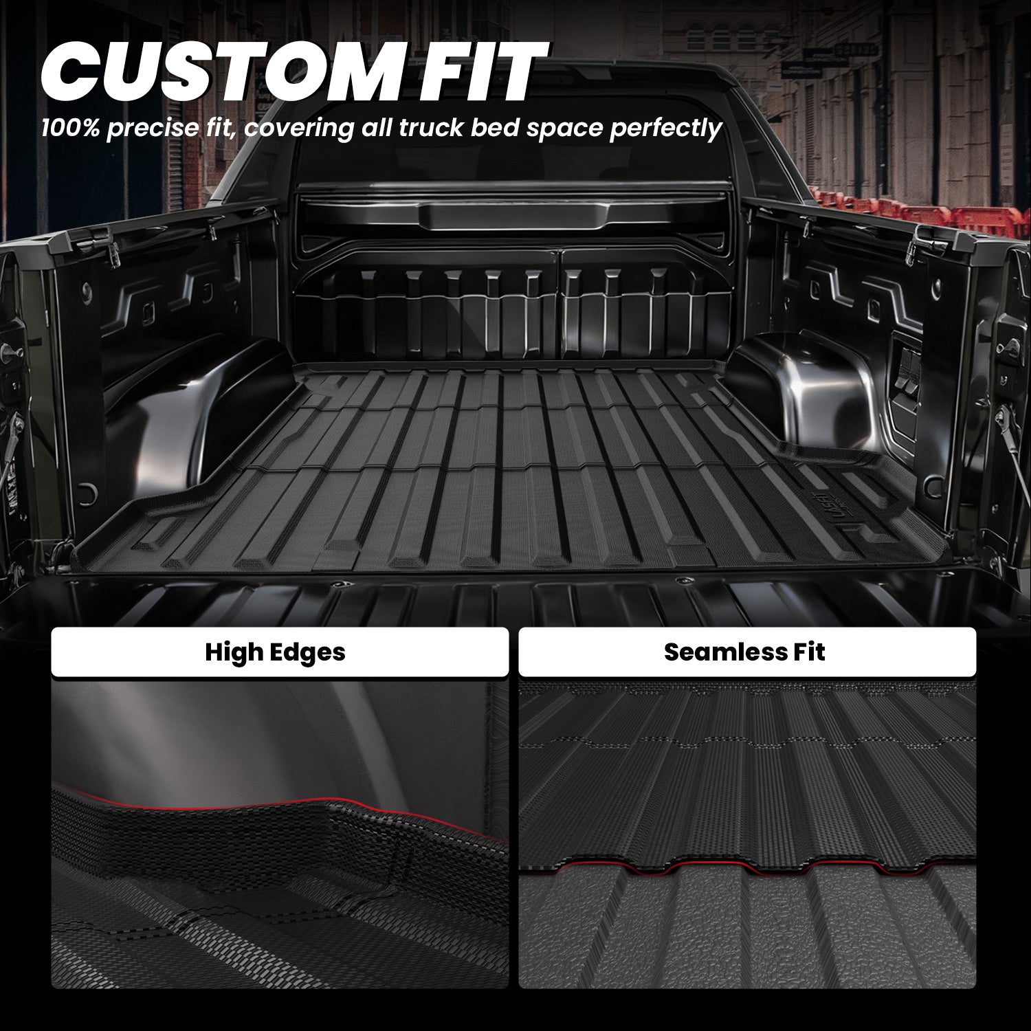 Fit for 2024-2026 Chevrolet Silverado EV 5.9FT Bed Mat, Not Fit Multi-Flex Midgate - Image 3