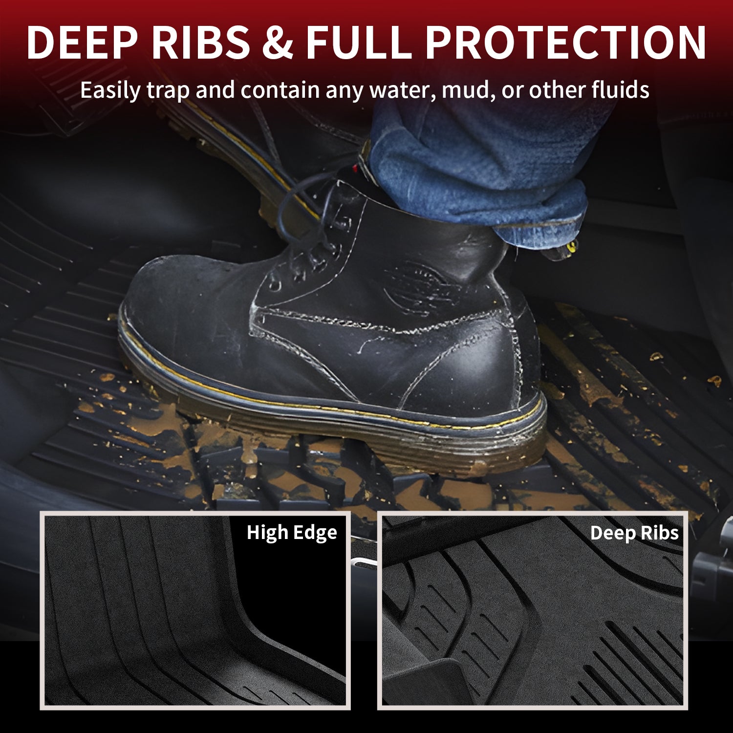 Fit for 2024-2026 BMW 5 Series G60 530i & 540i Floor Mats, Fit Gasoline Only - Image 5
