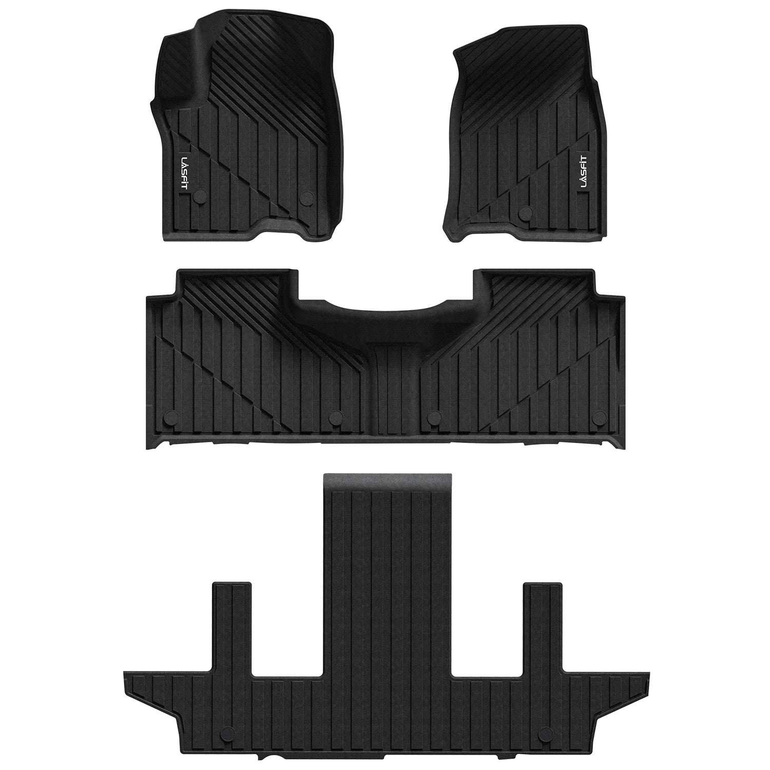 Fit for 2021–2026 Chevrolet Suburban Individual Floor Mats or Cargo Mats, Not Fit 9 Seats