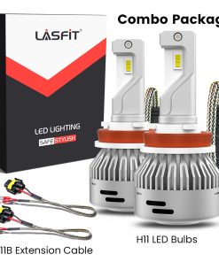 60W H11B LA Plus Series | 6,000LM 6000K LED Bulbs