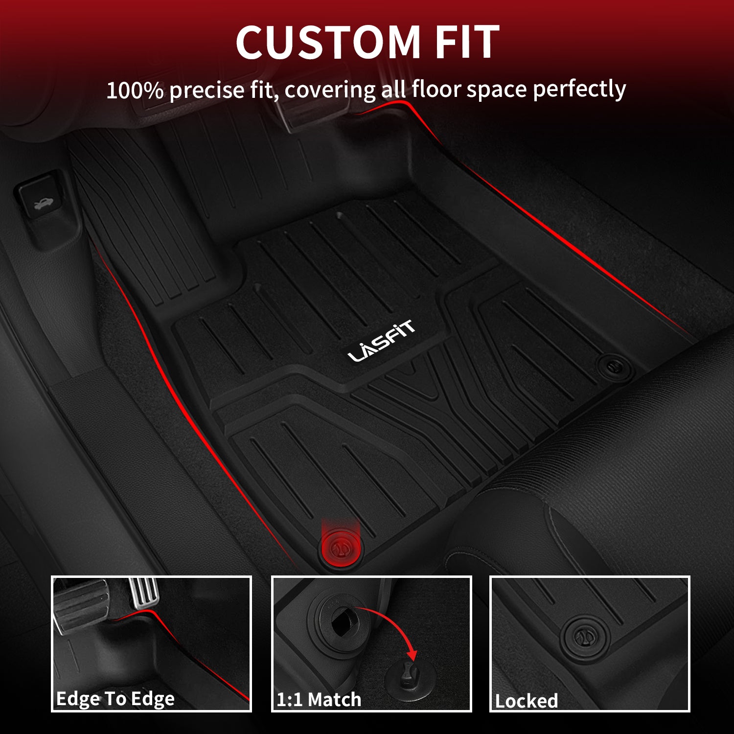 Fit for 2018-2022 Honda Accord Custom Floor Mats or Cargo Mat, Hybrid Model Included - Image 2