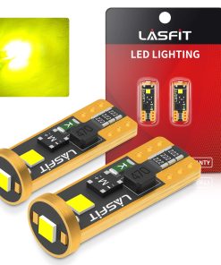 194 168 W5W LED CANBUS Error Free Interior Door Dome Map Trunk Lights | Golden Yellow, 2 Bulbs