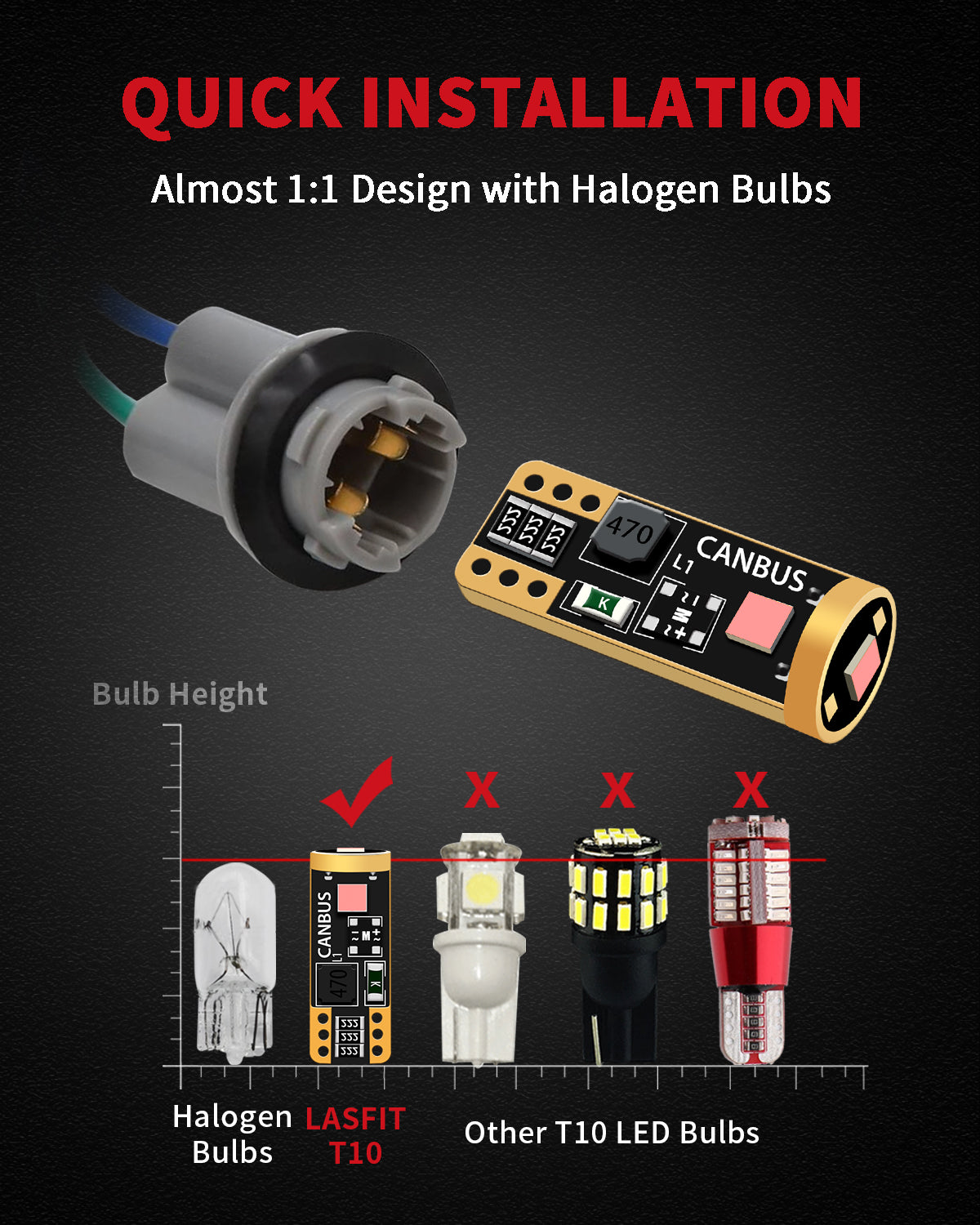 W5W 194 168 158 CANBUS Error Free LED Dome Map Trunk License Plate Lights | Pink Purple, 2 Bulbs - Image 3