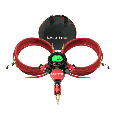 LASFIT H4 4-Tire Inflation/Deflation System – Rapid 4 Tire Air Up/Down, Universal Fit, Quick Connect Lock-On Air Chucks, Supports Up to 200" Wheelbase