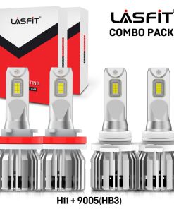 50W H11 9005 LC Plus Series Combo Pack | 5,000LM 6000K LED Bulbs