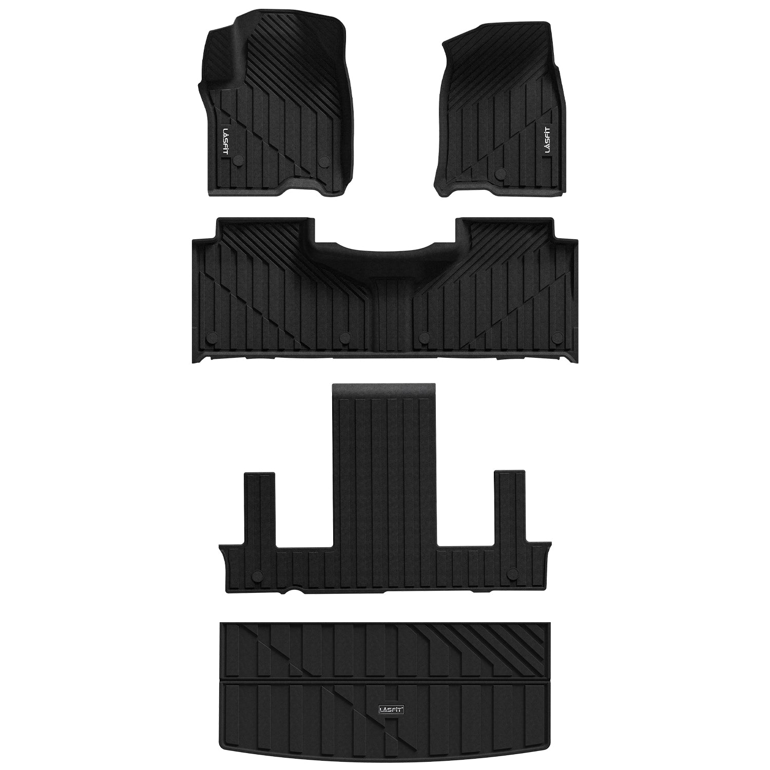 Fit for 2021–2026 Chevrolet Tahoe Floor & Cargo Mats Protection Sets, Not Fit 9 seats