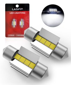 31MM DE3175 DE3021 6428 LED Interior Door Courtesy Luggage Compartment Light Bulb, 2 Bulbs