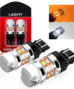 7443 7444 LED Front Turn Signal Bulbs CanBus-Ready Switchback | T3 Series