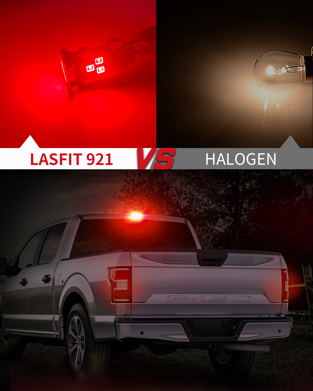 921 912 T15 W16W LED Third Brake Light Bulbs 3rd Brake LED Bulbs, 2 Bulbs - Image 2