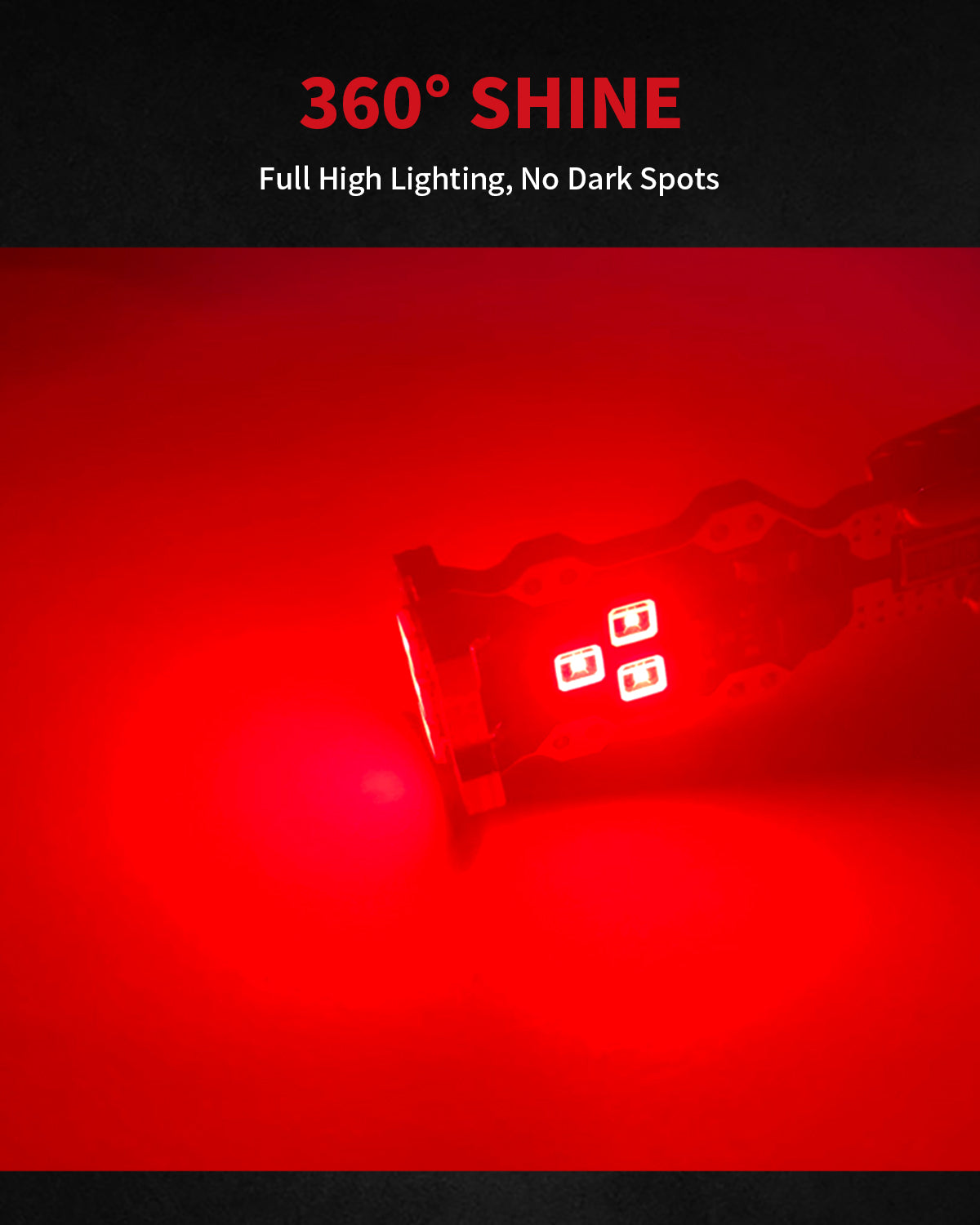 921 912 T15 W16W LED Third Brake Light Bulbs 3rd Brake LED Bulbs, 2 Bulbs - Image 3