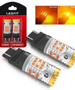 4257 4257NA CANBUS Error Free LED Turn Signal Light Anti Hyper Flash | Amber Yellow, 2 Bulbs