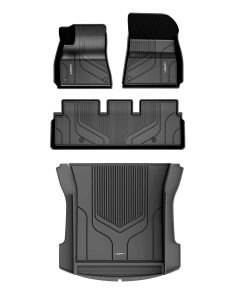 Fit for 2017-2020 Tesla Model 3 Floor Mats TPE Material Floor Mats or Cargo Mat or Trunk Well Mat