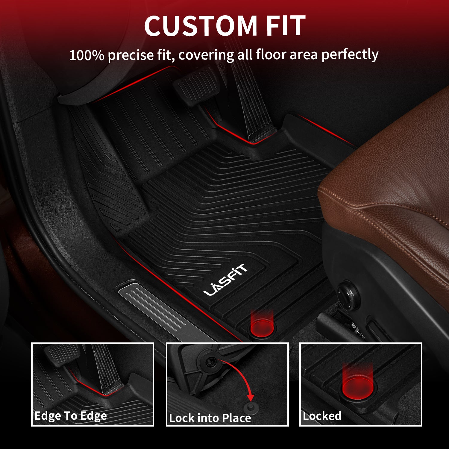 Fit for 2018-2026 Volvo XC60 Floor Mats or Cargo Mat, Fit Gasoline ONLY - Image 2