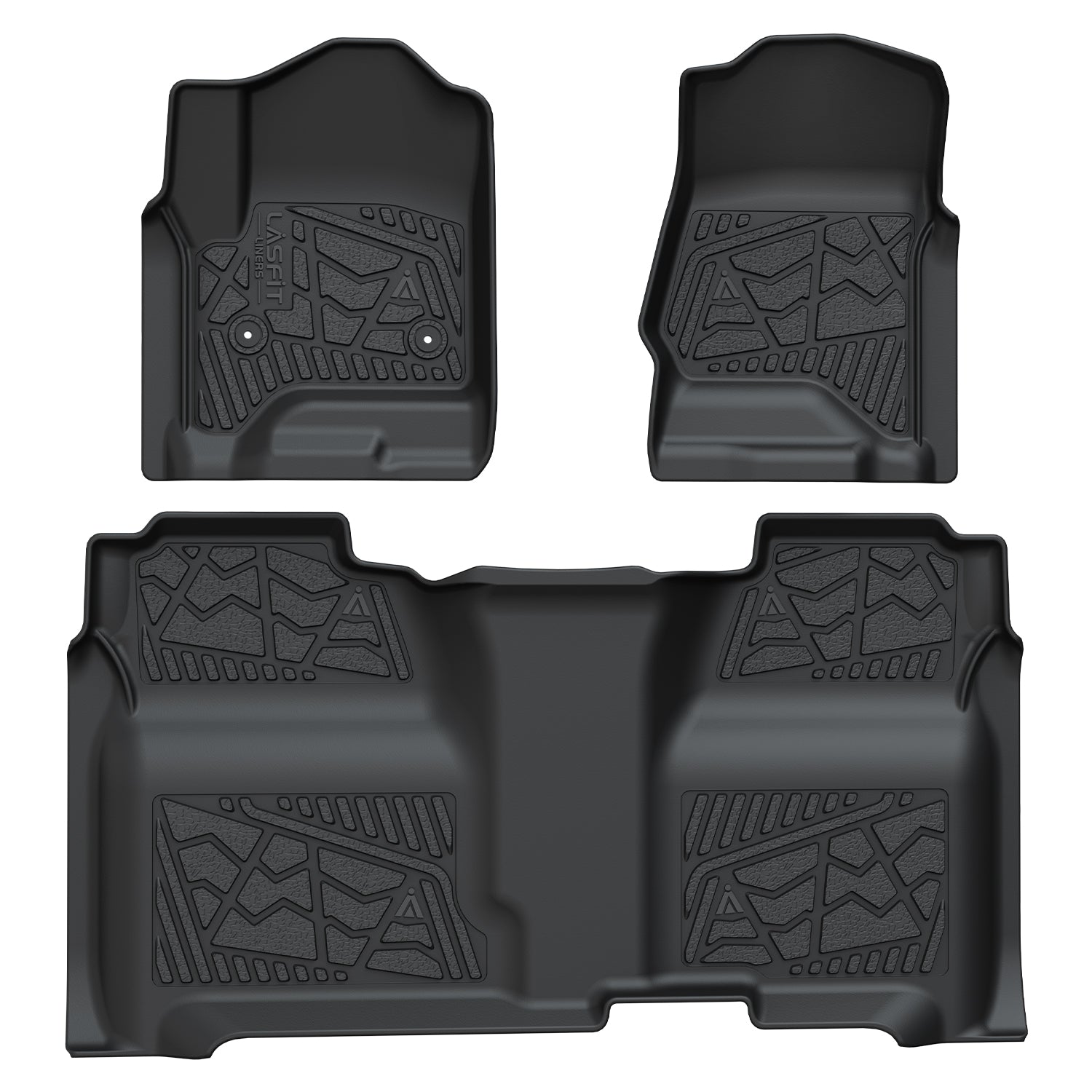 Fit for 2014-2018 Chevrolet Silverado 1500 Floor Mats, Fit Carpet Floor & Without 4*4 Shifter Only