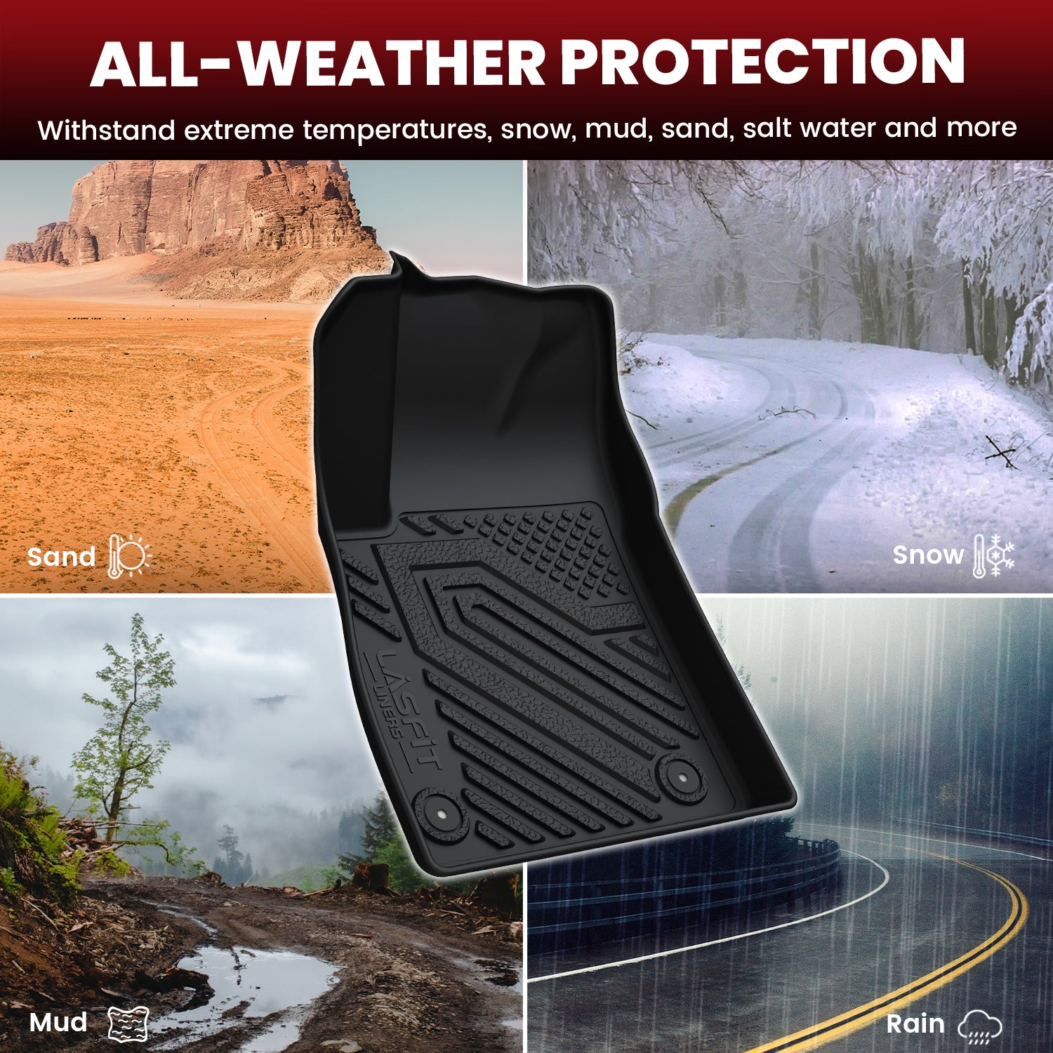 Fit for 2014-2022 Chevrolet Trax Floor Mats & Cargo Mat - Image 3