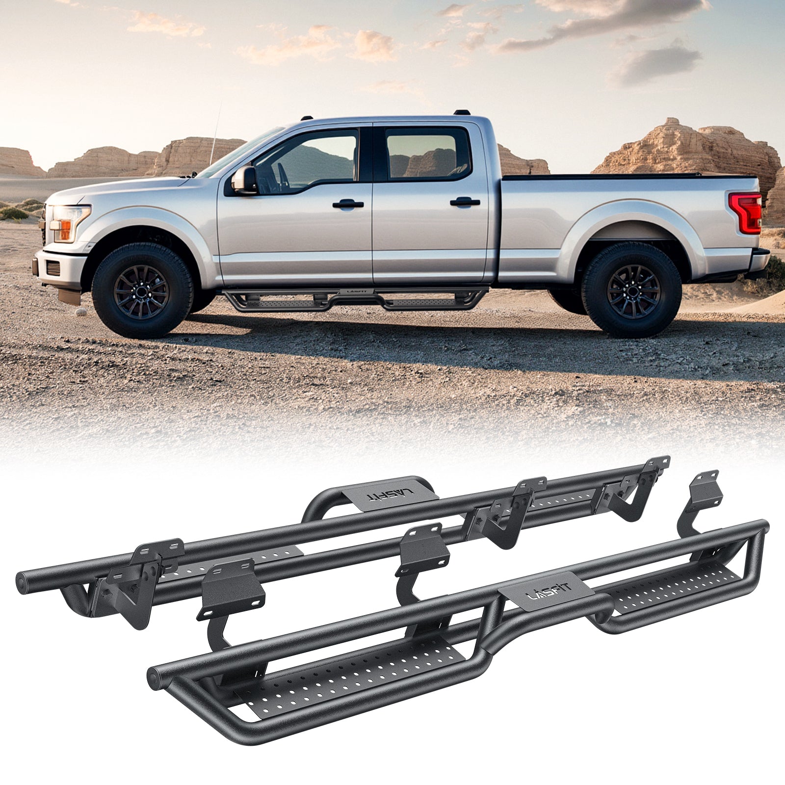Fit for 2017-2026 Ford F-250 F-350 Running Boards Side Steps, Fit Crew Cab ONLY