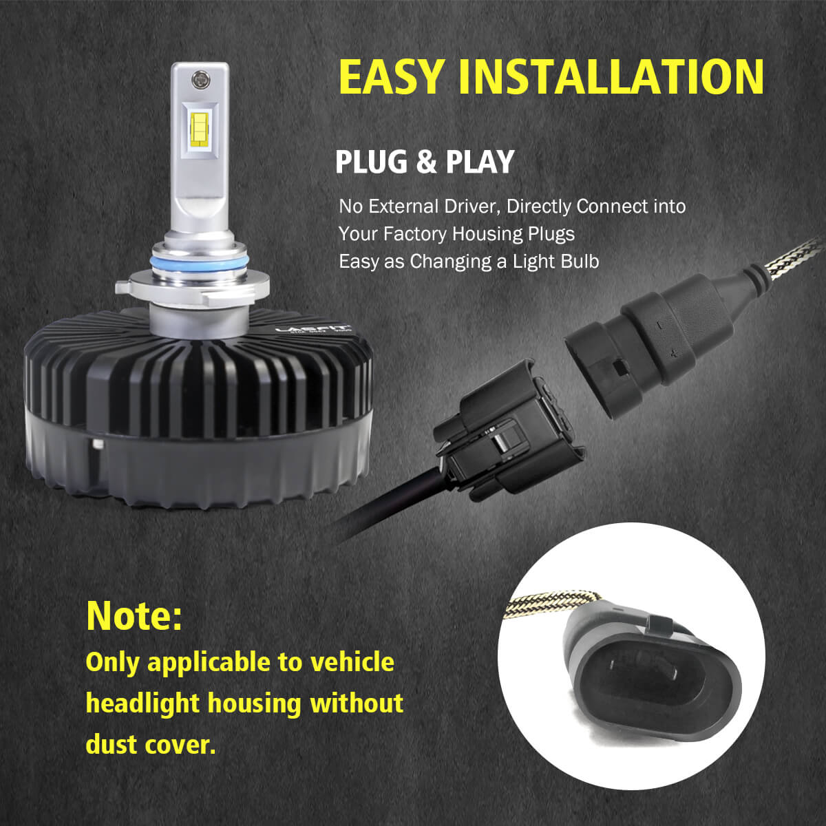 100W 9005 HB3 Pro Series | 10,000LM 6000K LED Bulbs - Image 4