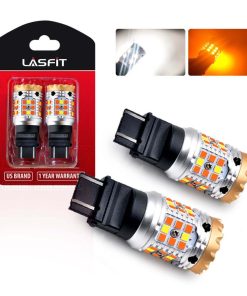 3157 3057 4057 4157 CANBUS Error Free Anti Hyper Flash Switchback LED Turn Signal Light Dual Color Bulb, 2 Bulbs