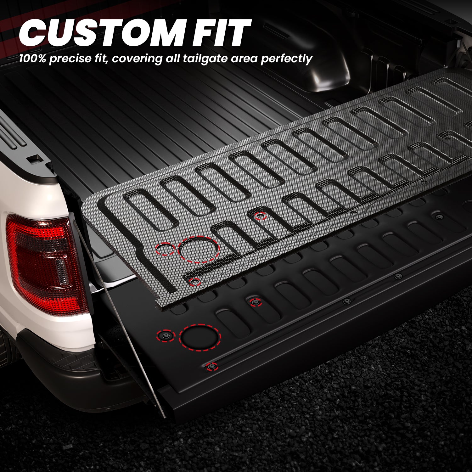 Fit for 2019-2026 Ram 1500 Truck Tailgate Mat - Image 3