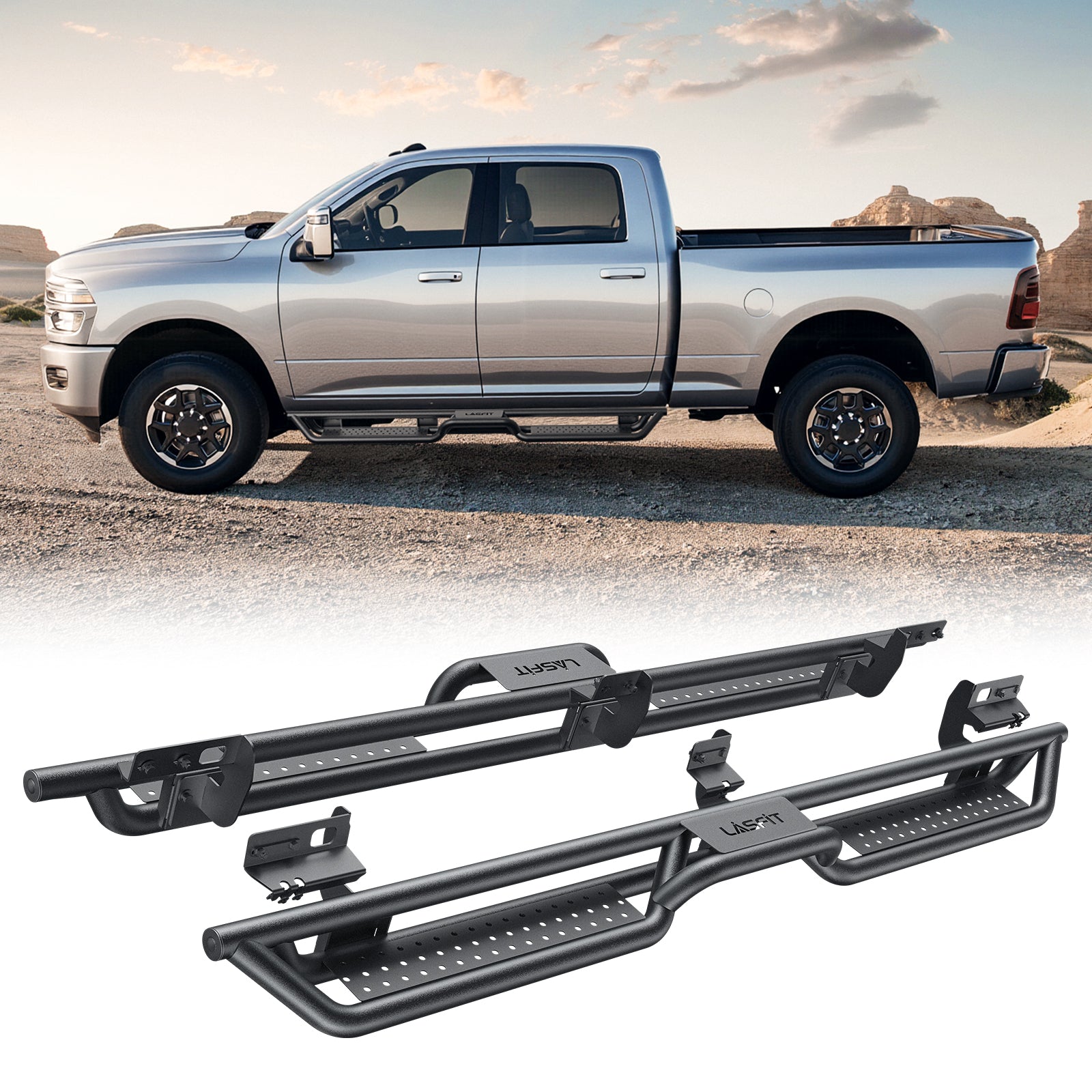 Fit for 2010-2026 Ram 2500 3500 Running Boards Side Steps, Fit Crew Cab ONLY