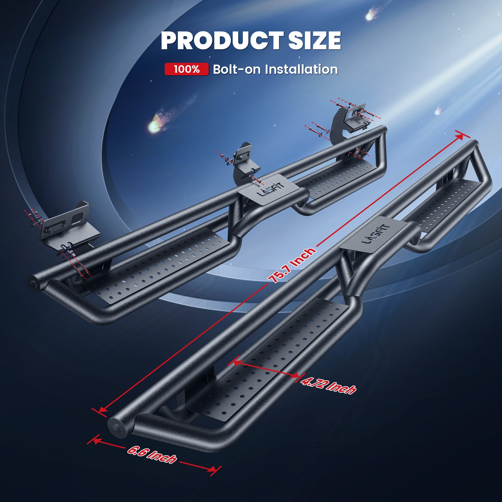 Fit for 2010-2026 Ram 2500 3500 Running Boards Side Steps, Fit Crew Cab ONLY - Image 5