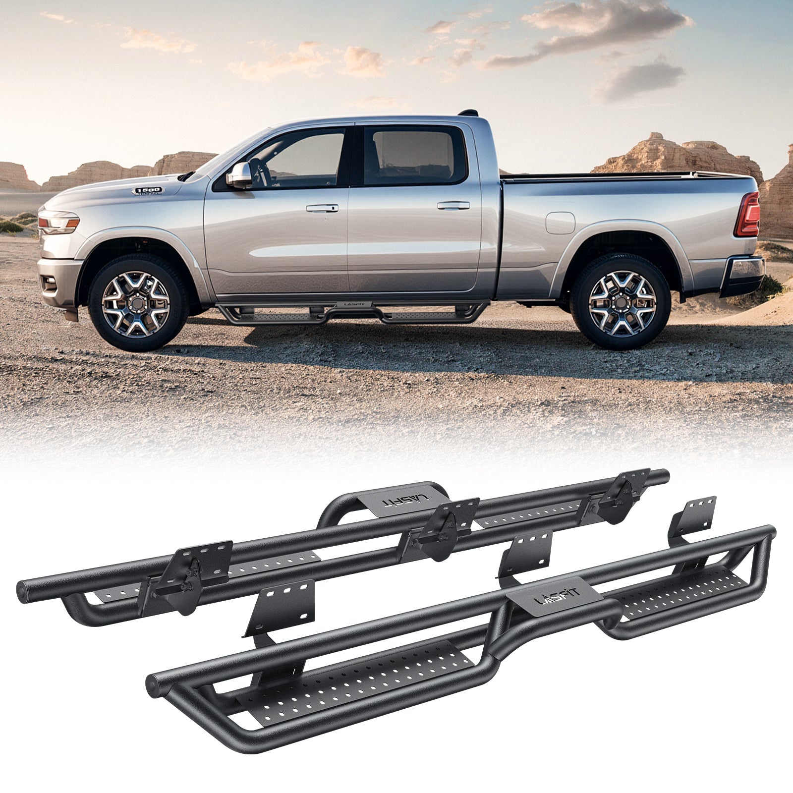 Fit for 2019-2026 Ram 1500 Running Boards Side Steps, Fit Crew Cab ONLY