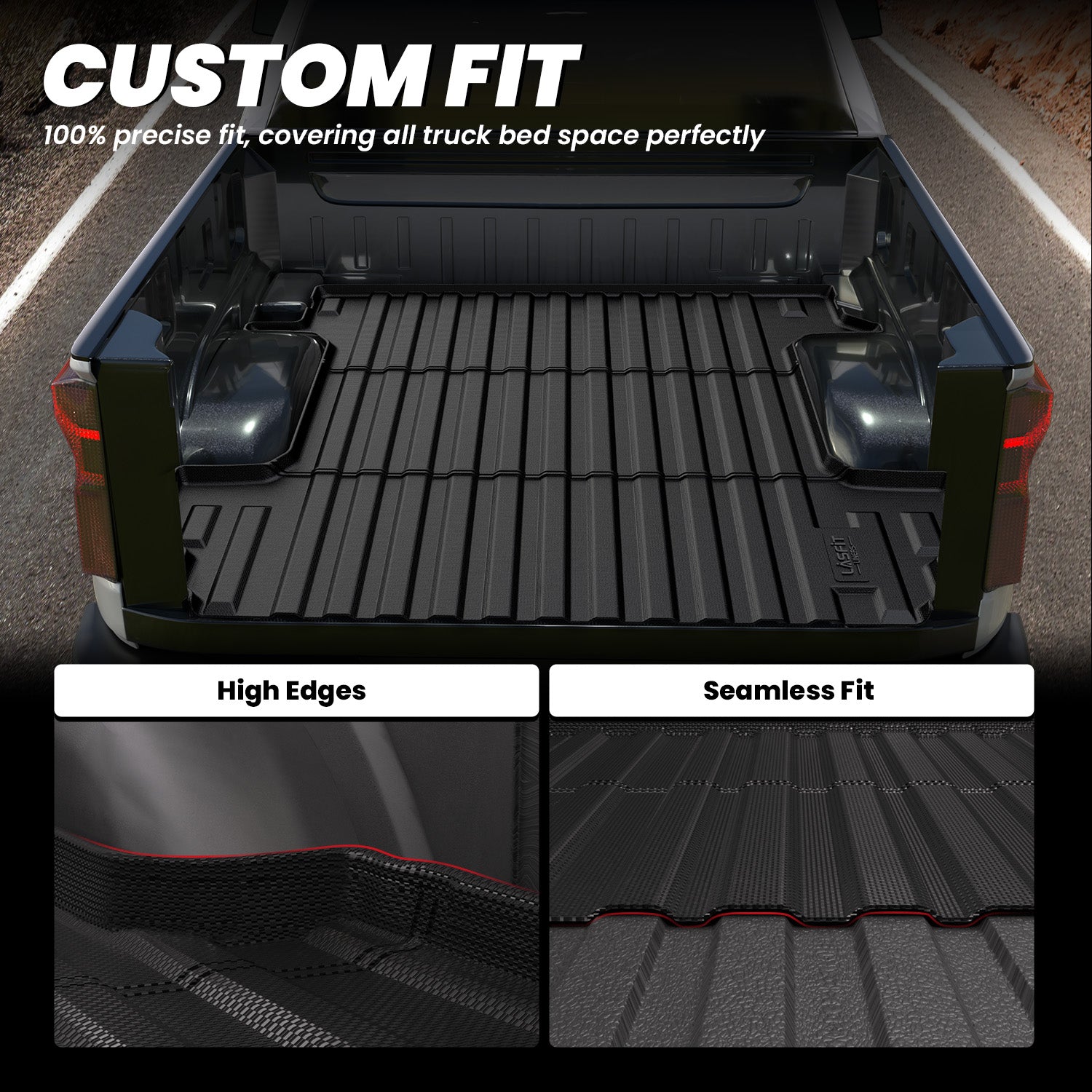 Fit for 2019-2026 Chevrolet Silverado 1500 Truck Bed Mat or Tailgate Mat, Not for 2019 Silverado LD - Image 3
